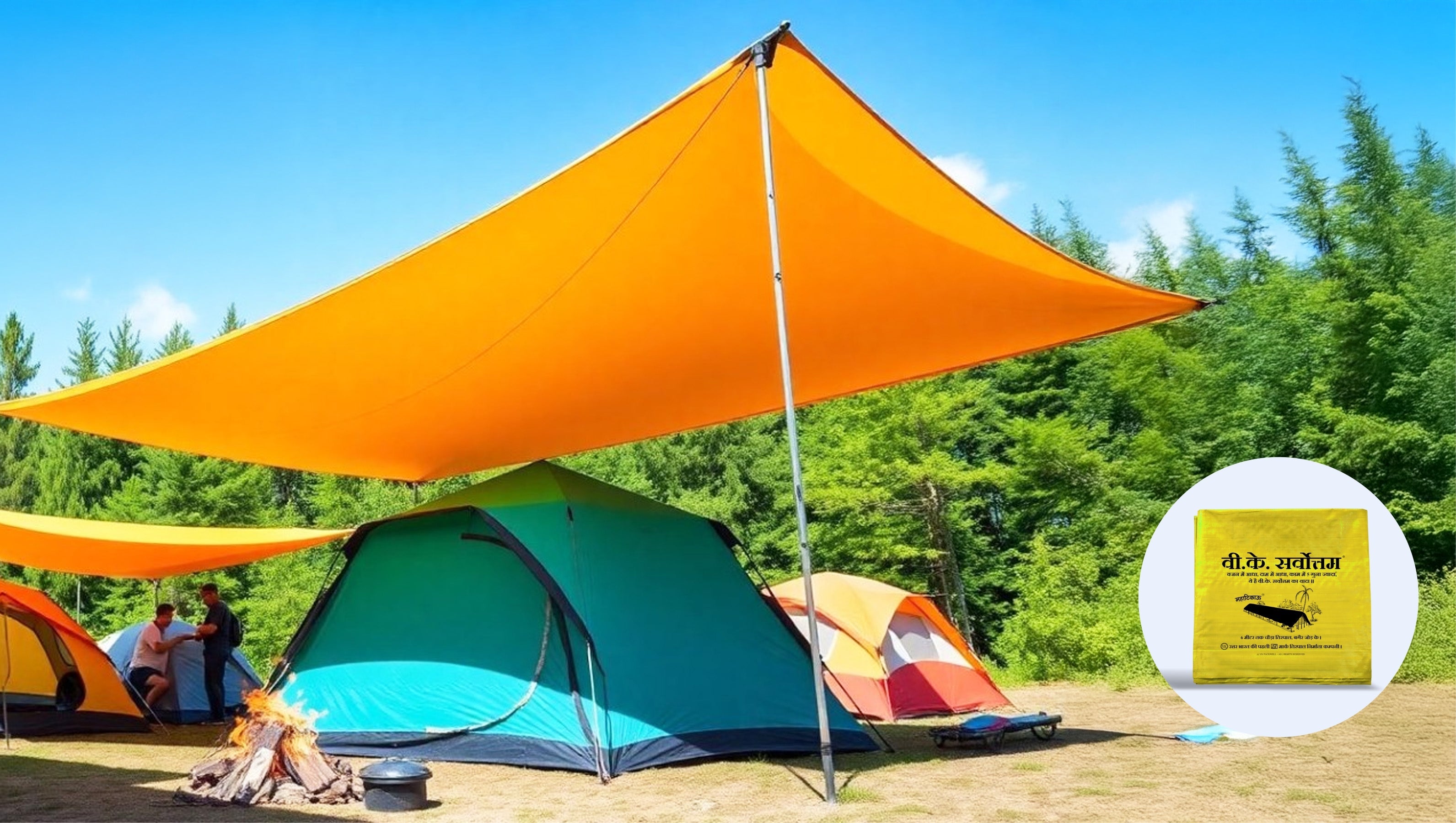 Tarpaulin Hacks for Camping & Adventure Trips