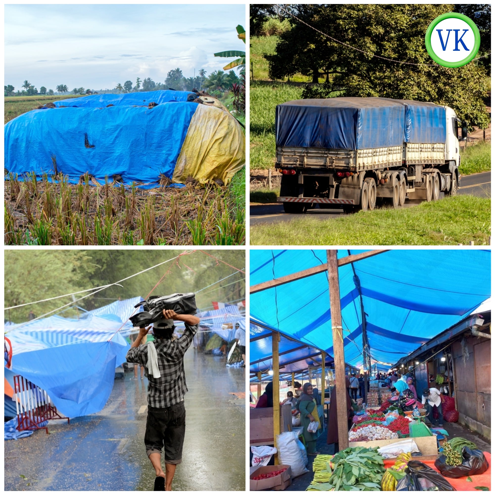 VK Smart Sarvottam Tarpaulin 155 GSM Tarp
