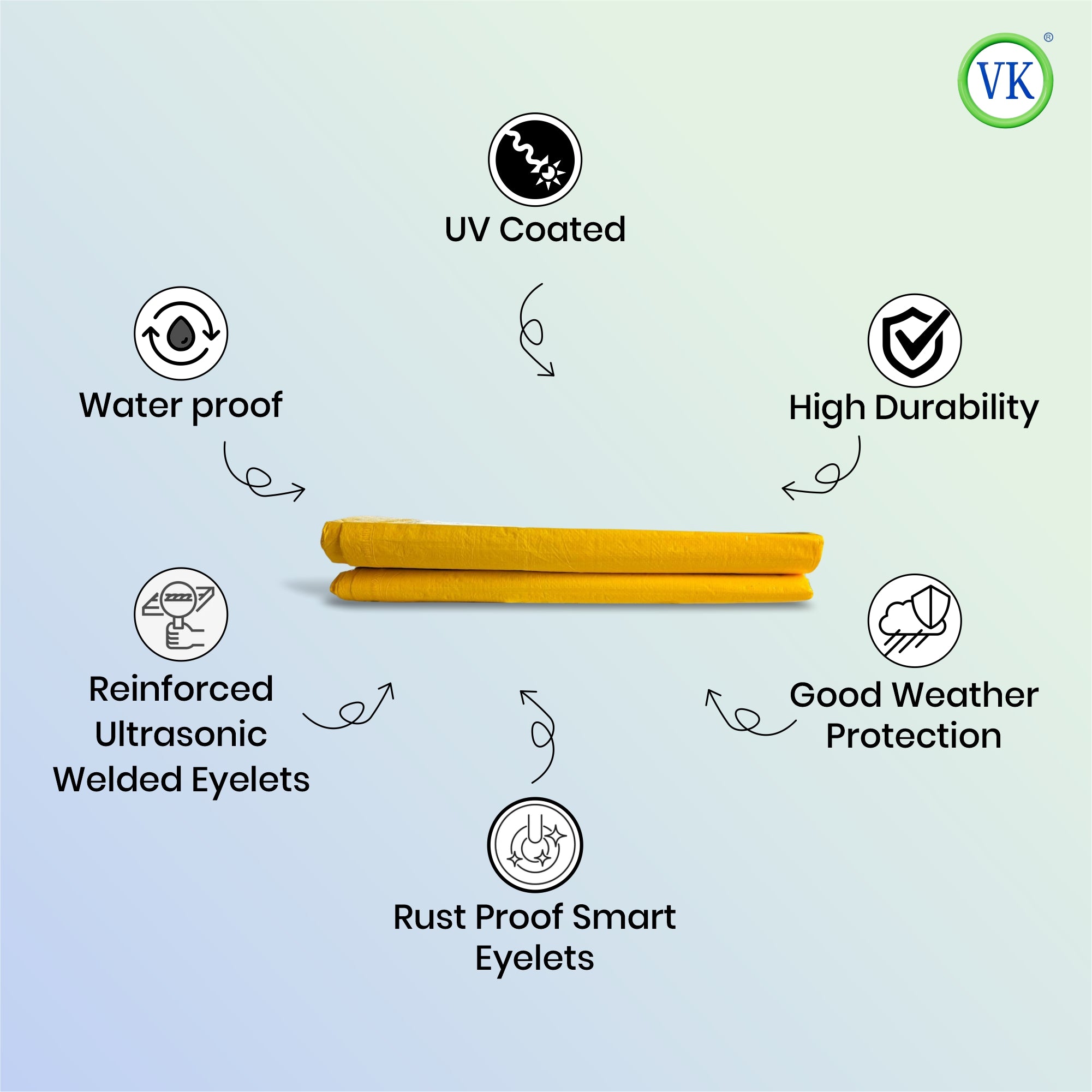 VK Smart Sarvottam Tarpaulin 120 GSM Tarp